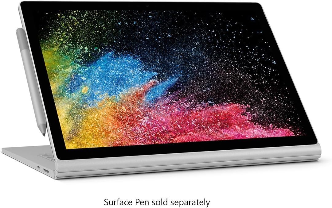 Microsoft Surface Book 2 (Intel Core i7, 8GB RAM, 256GB) - 13.5in (Renewed)