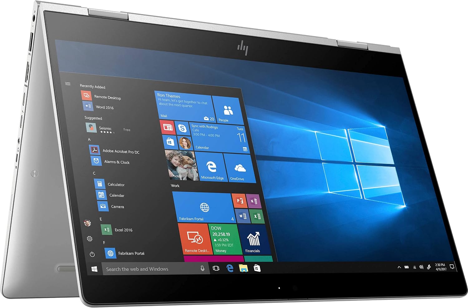 HP 13.3" EliteBook x360 830 G6 2-in-1 Touchscreen Laptop, Intel Core i5-8365U, 16GB RAM, 256GB SSD, 5PE06AV (Renewed)