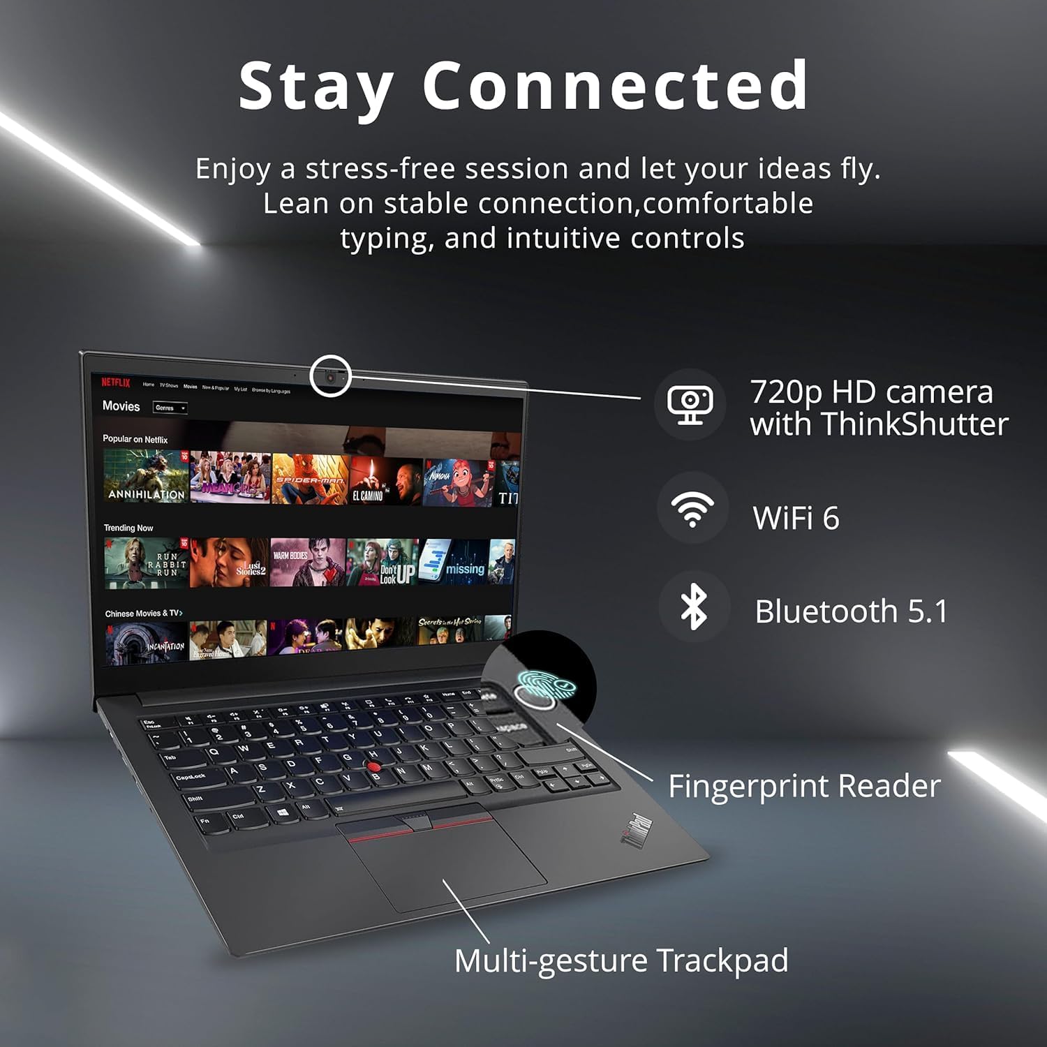 Lenovo ThinkPad E14 14" – Core i5 10th Gen, 8GB RAM, 256GB SSD