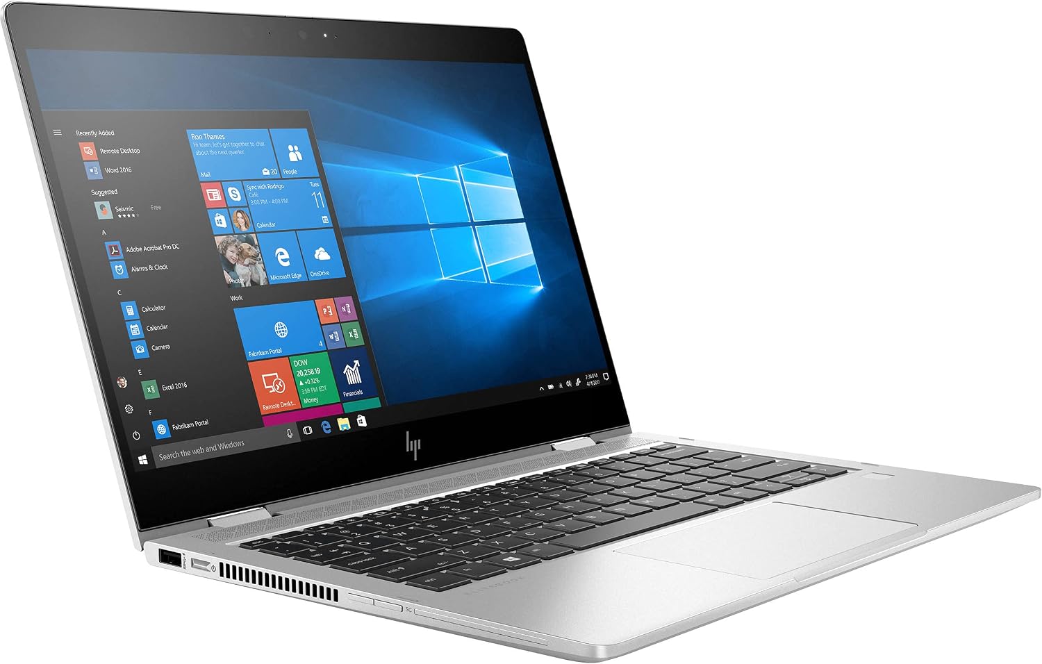 HP 13.3" EliteBook x360 830 G6 2-in-1 Touchscreen Laptop, Intel Core i5-8365U, 16GB RAM, 256GB SSD, 5PE06AV (Renewed)