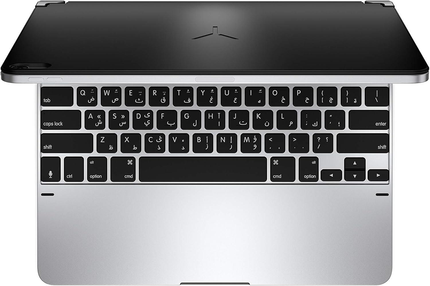 Brydge BRY6021A Aluminium Bluetooth Keyboard for iPad Pro 12.9-inch Silver - Arabic/English Keyboard