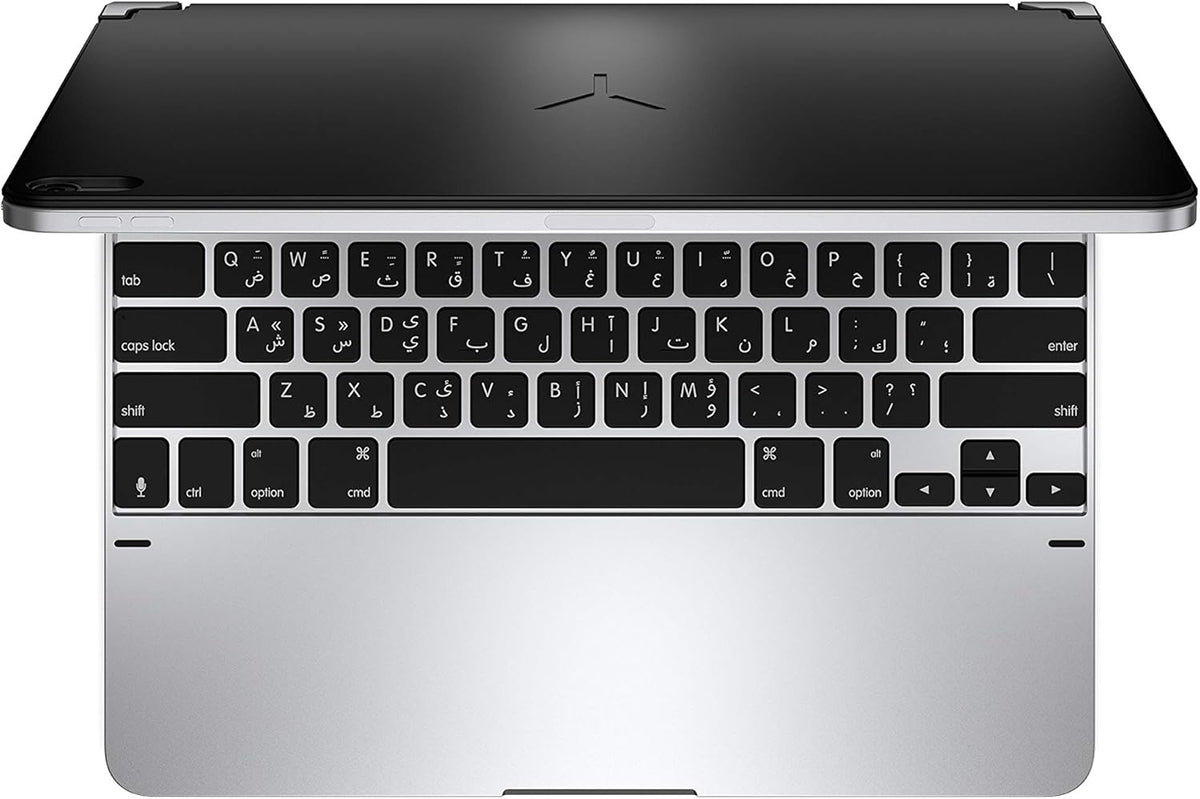 Brydge BRY6021A Aluminium Bluetooth Keyboard for iPad Pro 12.9-inch Silver - Arabic/English Keyboard
