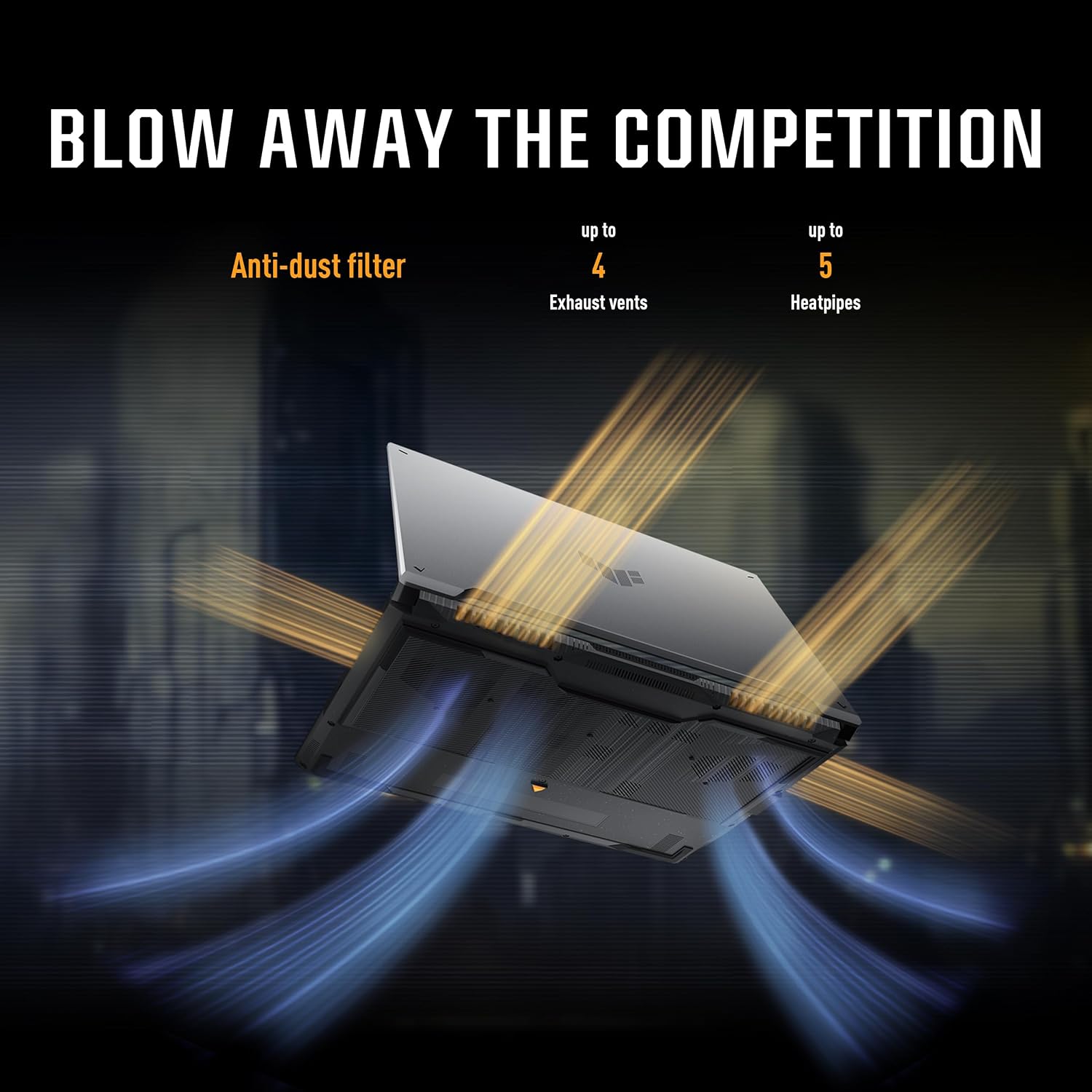 ASUS TUF Gaming F16 Laptop (Mecha Gray) | Intel Core 5 210H, NVIDIA RTX3050 6GB GDDR6, DDR5 16GB RAM, 512GB SSD, 16"FHD+ 144Hz Display, Win11 [FX607VJB-RL123W]
