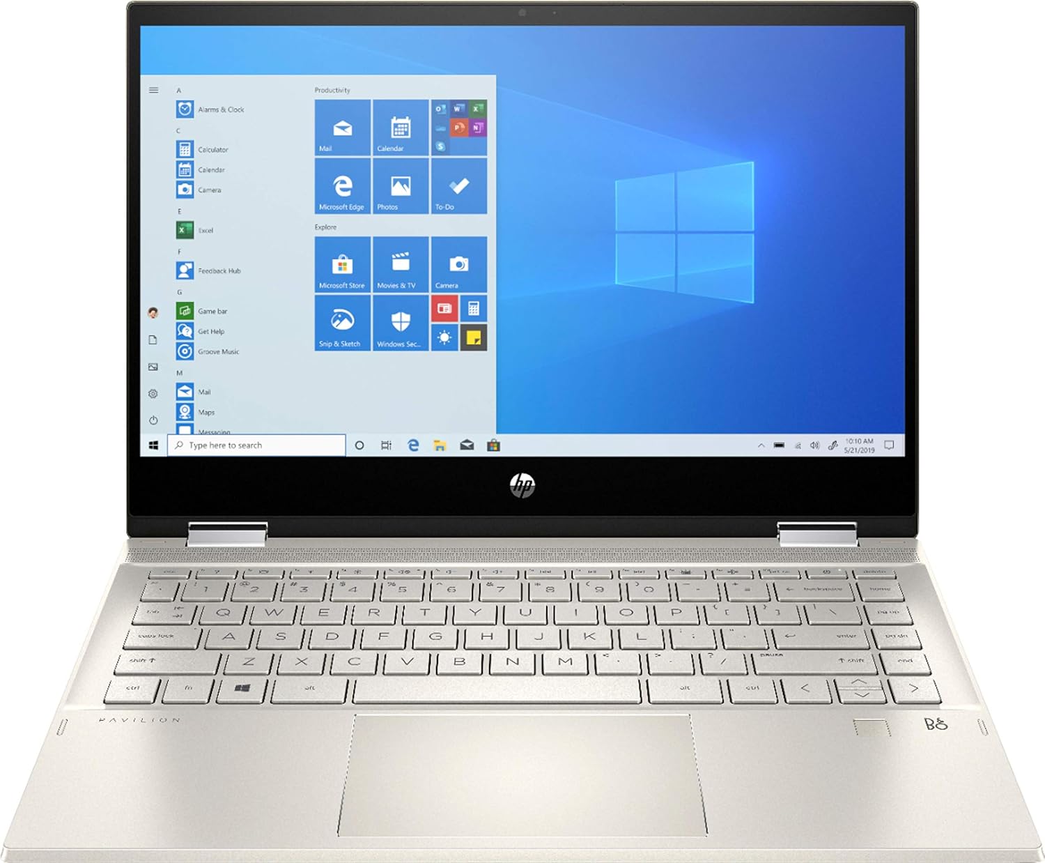 HP 2020 Pavilion x360 14" FHD WLED Touchscreen 2-in-1 Convertible Laptop, Intel Core i5-1035G1 up to 3.6GHz, 8GB DDR4, 256GB SSD, 802.11ac, Bluetooth, Webcam, HDMI, Fingerprint Reader, Windows 10