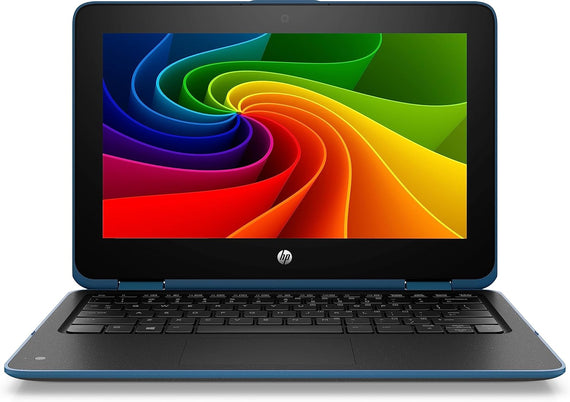 HP Business Laptop Notebook ProBook X360 11 G3 EE Pentium N5000 8GB 256GB SSD 1366x768 Touchscreen Windows 11 (Blue) (Refurbished)