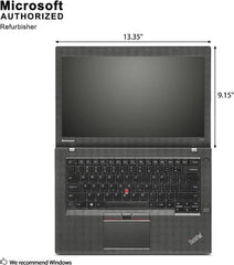 Lenovo ThinkPad T450 14in HD Business Laptop Computer, Intel Dual-Core i5-5300U Up to 2.9GHz, 8GB RAM, 256GB SSD, HDMI, 802.11ac WiFi, Bluetooth, Windows 10 Professional (Renewed)