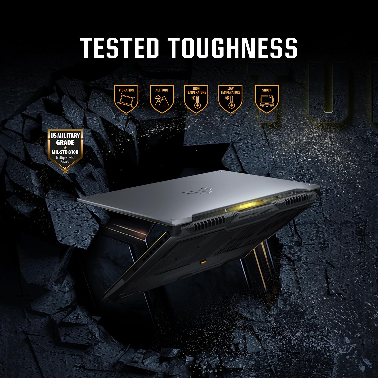 ASUS TUF Gaming F16 Laptop (Mecha Gray) | Intel Core 5 210H, NVIDIA RTX3050 6GB GDDR6, DDR5 16GB RAM, 512GB SSD, 16"FHD+ 144Hz Display, Win11 [FX607VJB-RL123W]