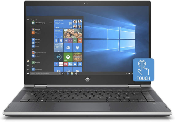HP Pavilion X360 14-Inch Convertible Touchscreen Laptop, 8th Gen Intel Core I5-8265U, 8 GB RAM, 512 GB Solid-State Drive, Windows 10 Home (14-cd1020nr, Natural Silver)