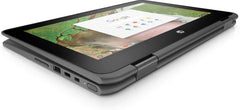 HP Chromebook X360 11 Business Laptop, Intel Celeron N Series CPU, 4GB DDR3 RAM, 32GB SSD Hard, 11.6 inch 360° Display, Chrome OS
