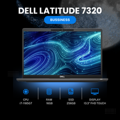Dell Latitude 7320 13.3" – Core i7 11th Gen, 16GB RAM, 256GB SSD, FHD